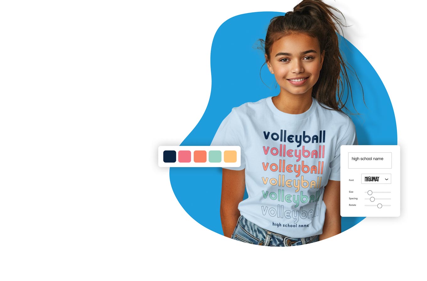 Create Custom Volleyball T Shirts