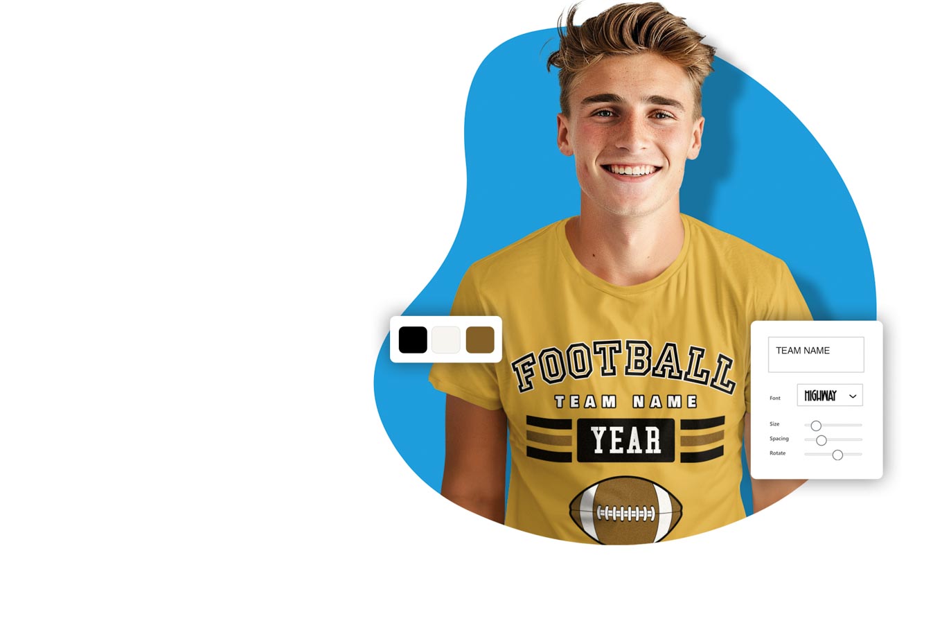 Create Custom Football T-Shirts