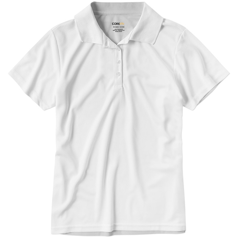 Core 365 Ladies Origin Pique Polo - White