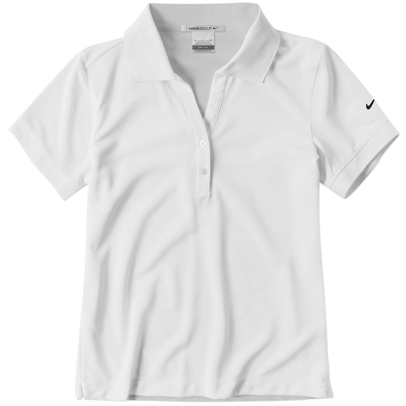 Nike Ladies Dri-FIT Classic Polo - White