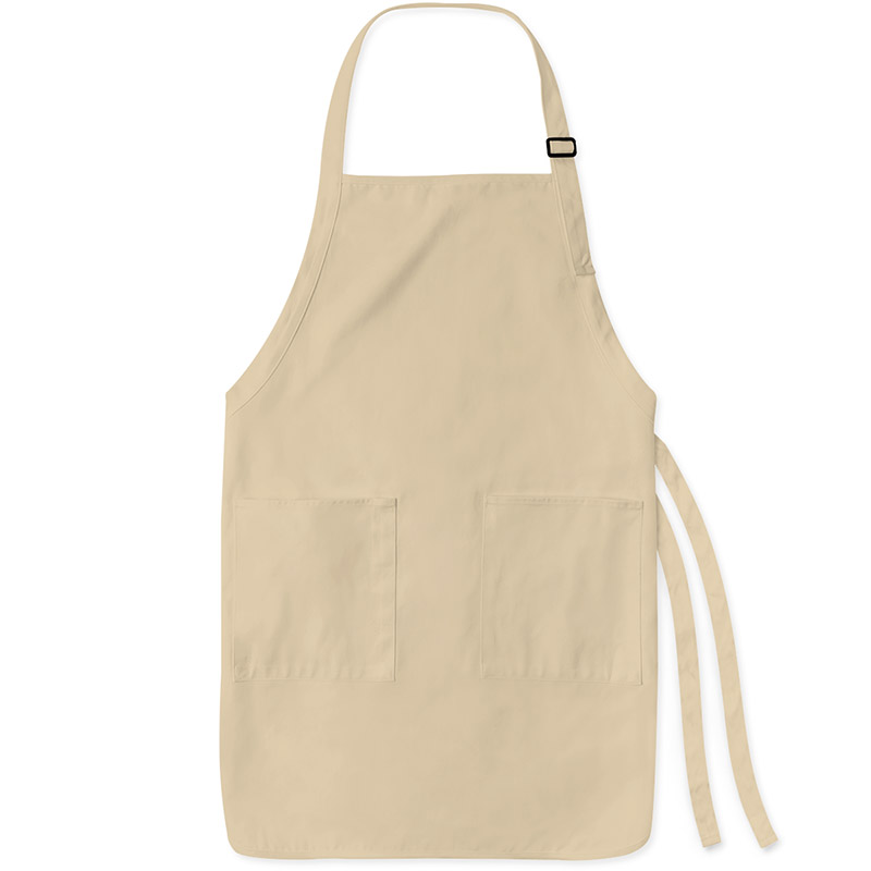 Port Authority Full-Length Cotton Apron - Stone