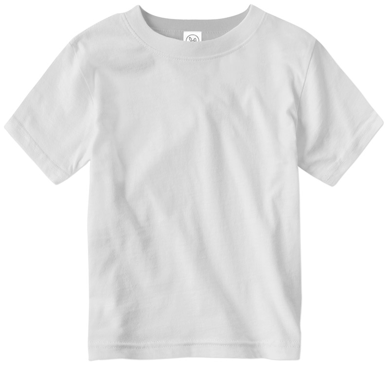 Rabbit Skins Toddler Fine Jersey Tee - White