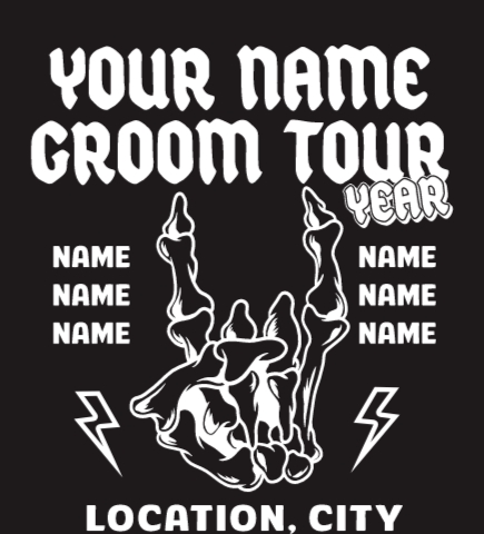 Custom Wedding T-Shirts