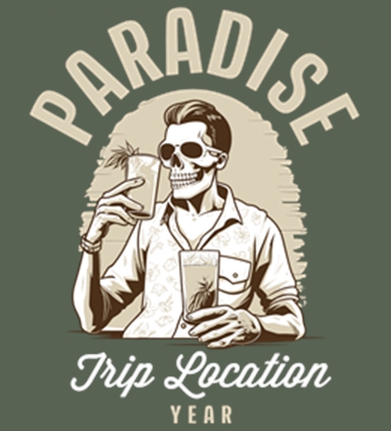 Beach t-shirt design 16