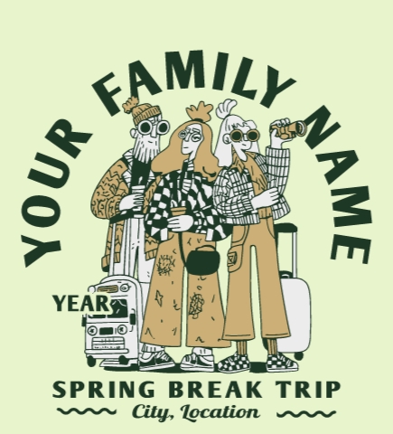 Spring Break t-shirt design 33