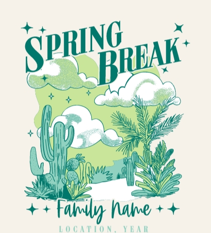 Spring Break t-shirt design 18