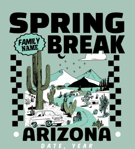 Spring Break t-shirt design 17