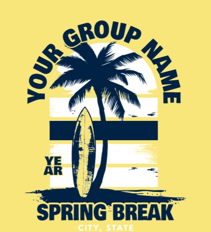 Spring Break t-shirt design 13