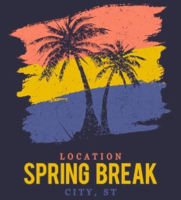 Spring Break t-shirt design 47