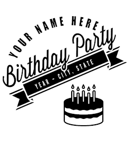 Birthday t-shirt design 41