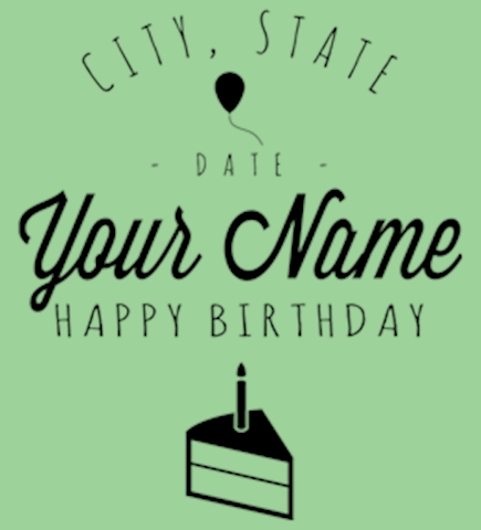 Birthday t-shirt design 37