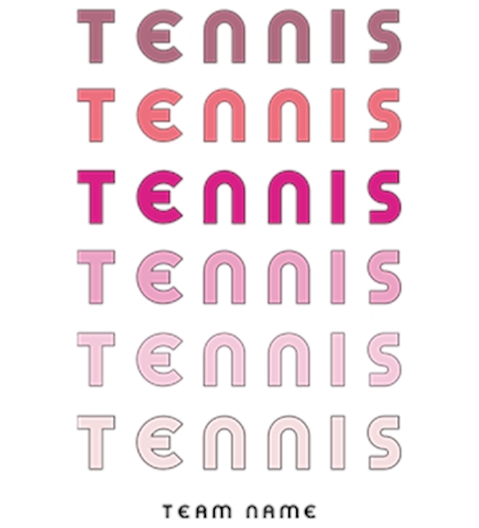 Tennis t-shirt design 16