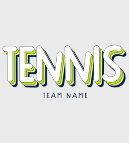 Tennis t-shirt design 22