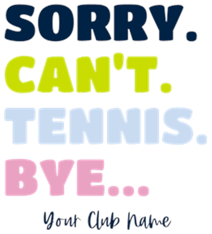 Tennis t-shirt design 17