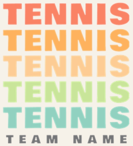 Tennis t-shirt design 23