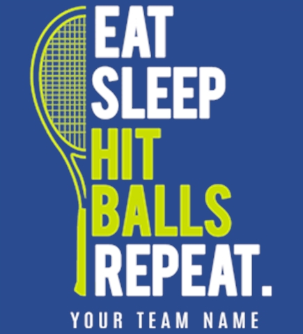 Tennis t-shirt design 14