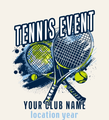 Custom Tennis T-Shirts - Design Shirts Online - UberPrints.com