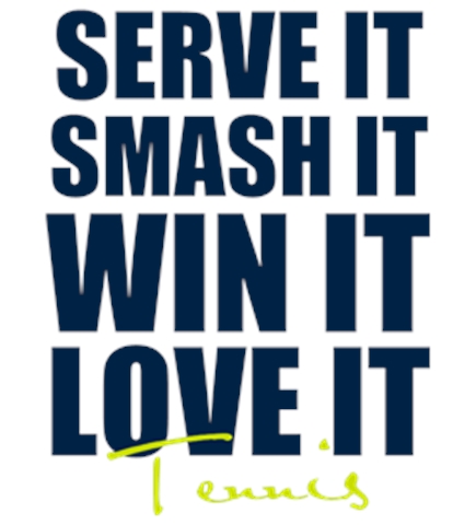 Tennis t-shirt design 64