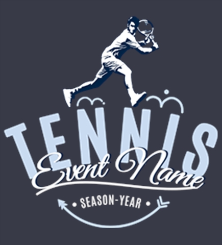 Tennis t-shirt design 39