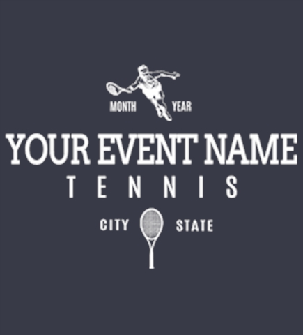 Tennis t-shirt design 34