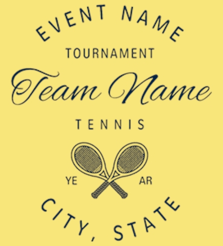 Tennis t-shirt design 38