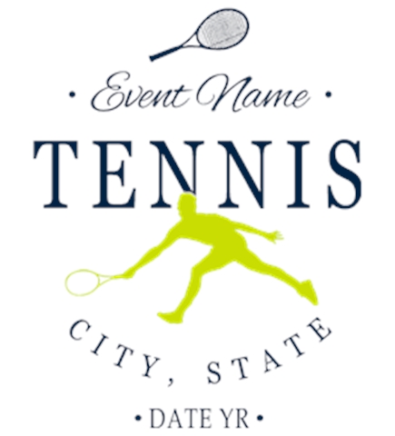 Tennis t-shirt design 37