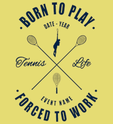 Tennis t-shirt design 35