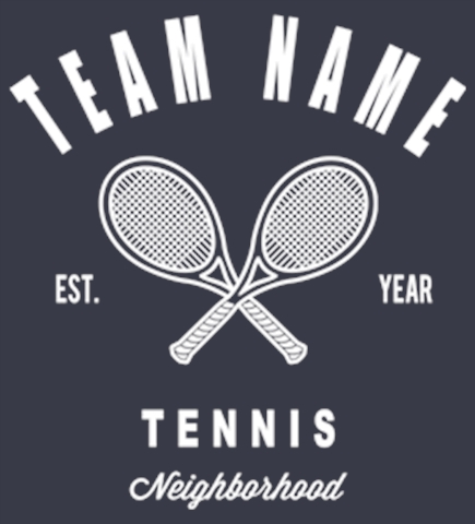 Tennis t-shirt design 33