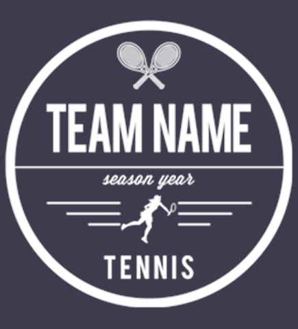 Tennis t-shirt design 40