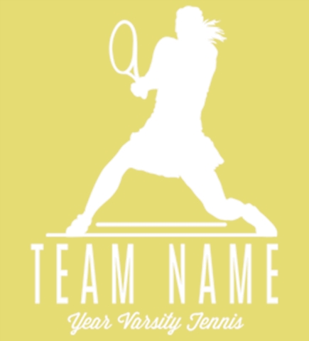 Tennis t-shirt design 60