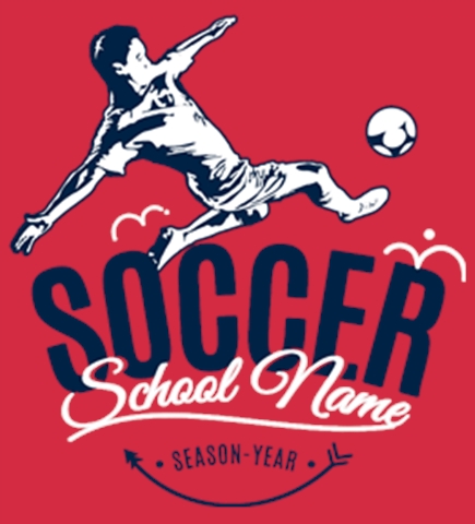 Soccer t-shirt design 15