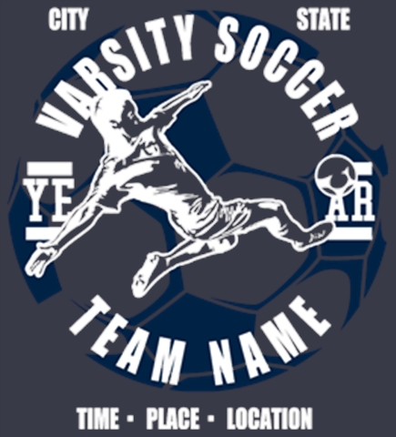 Soccer t-shirt design 38