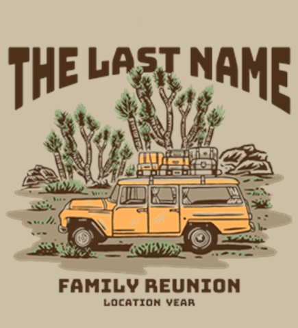 Family Reunion t-shirt design 58