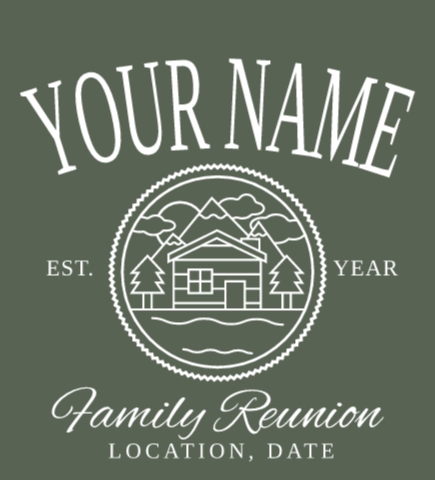 Custom Family Reunion T-Shirts | Free Designs & Fast Delivery | UberPrints