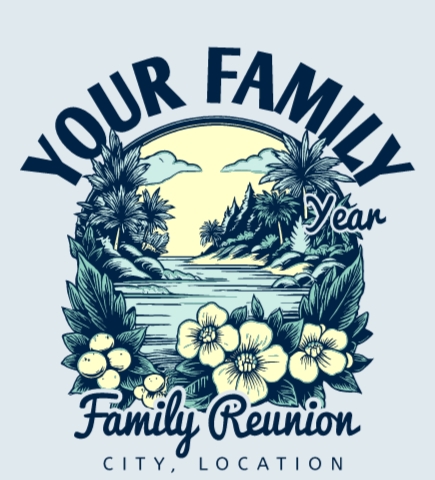 Family Reunion t-shirt design 24