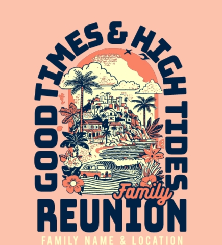 Family Reunion t-shirt design 15