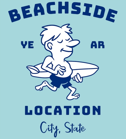 Beach t-shirt design 58