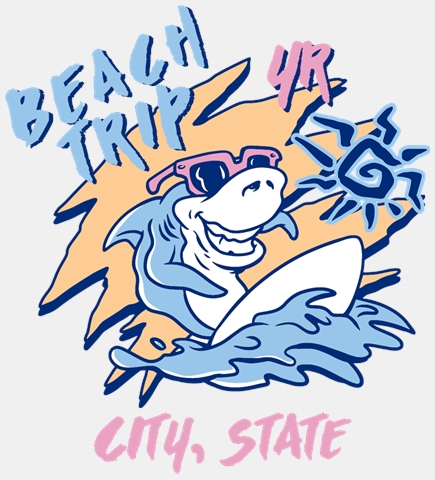 Beach t-shirt design 51