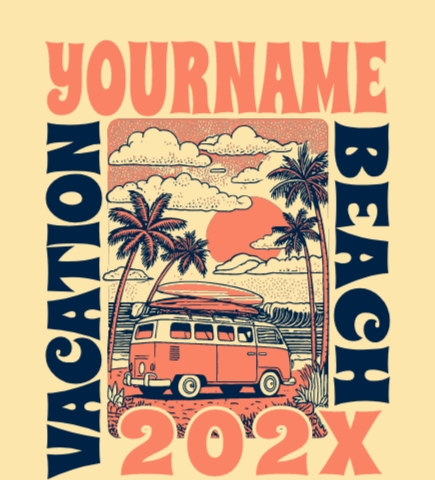 Custom Vacation T-Shirts | Create Online at UberPrints