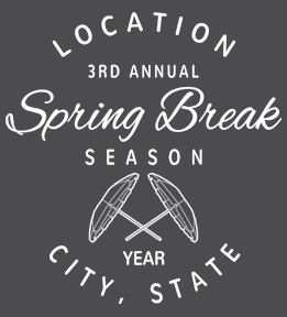 Spring Break t-shirt design 57