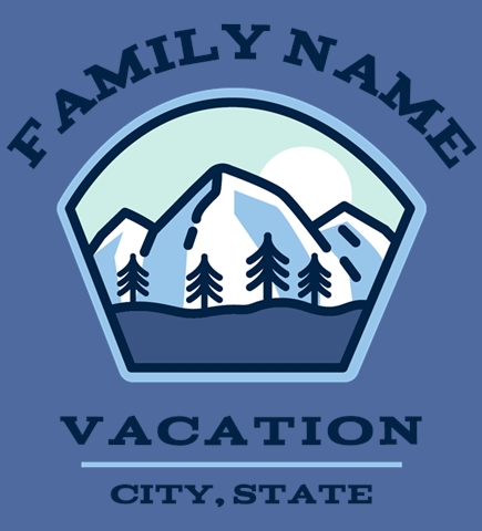 Family Vacation t-shirt design 100