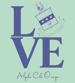 Alpha Chi Omega t-shirt design 115