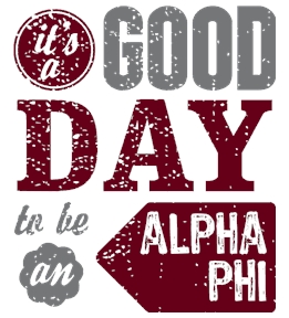 Alpha Phi t-shirt design 73