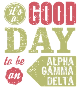 Alpha Gamma Delta t-shirt design 100