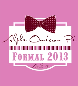 Alpha Omicron Pi t-shirt design 141