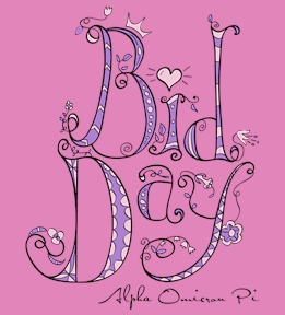 Alpha Omicron Pi t-shirt design 114