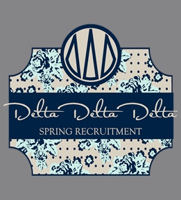 Delta Delta Delta t-shirt design 38