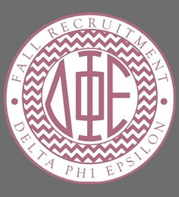 Delta Phi Epsilon t-shirt design 47