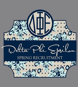 Delta Phi Epsilon t-shirt design 45