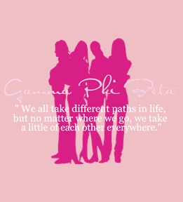 Gamma Phi Beta t-shirt design 128